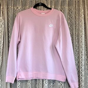 Nike Women's Soft Pink Crewneck Sweatshirt